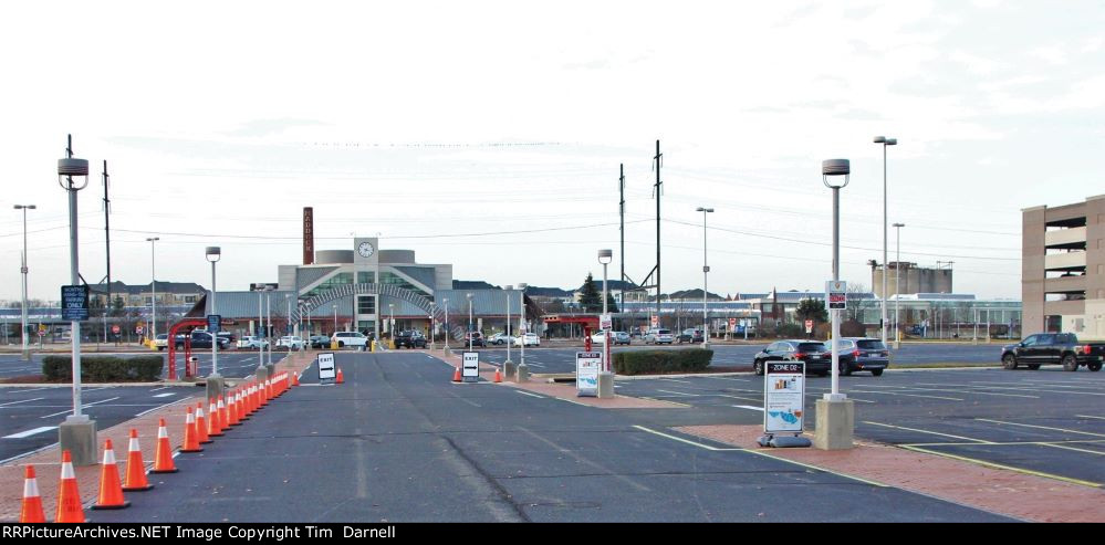 Overview of NJ Transit Hamilton station